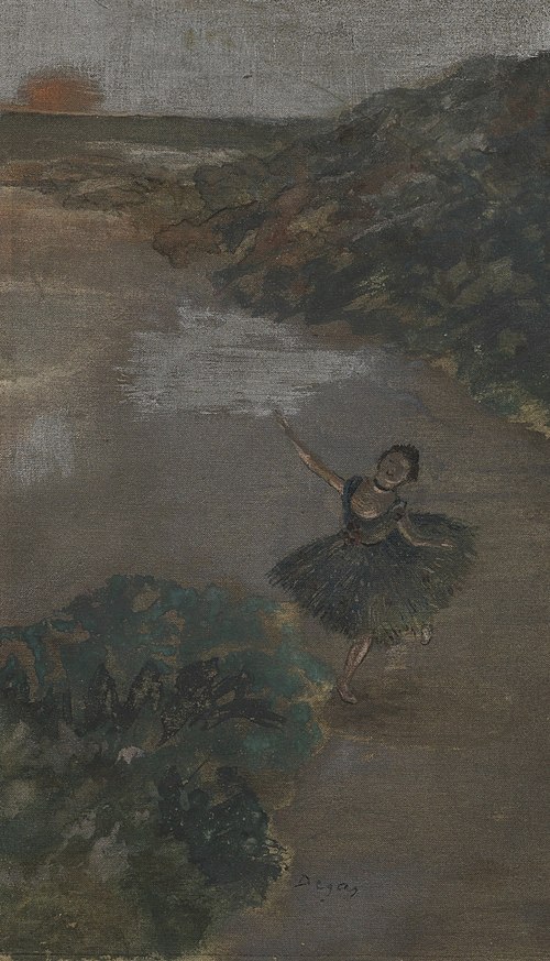 Dancer on a Stage, 1879, Edgar Degas