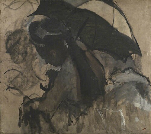 Lady with a Parasol, 1871, Edgar Degas