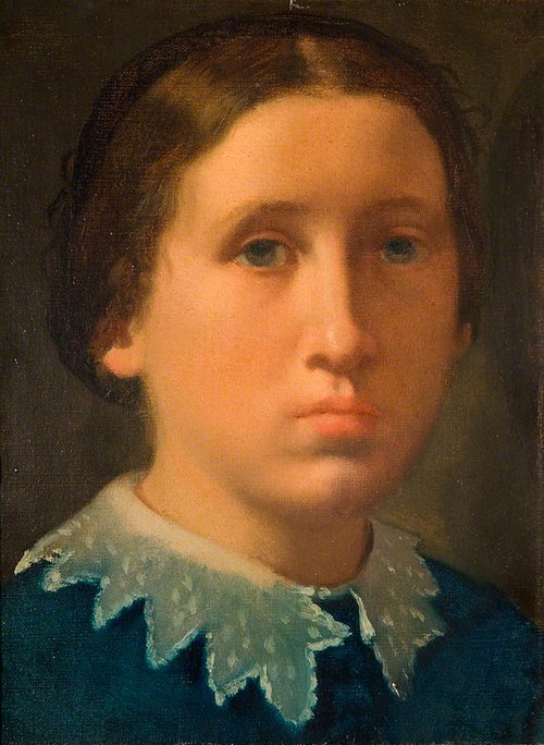 Marguerite, sœur de l'artiste, 1856, Edgar Degas