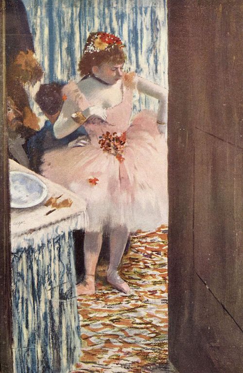 Danseuse dans sa loge, 1880, Edgar Degas