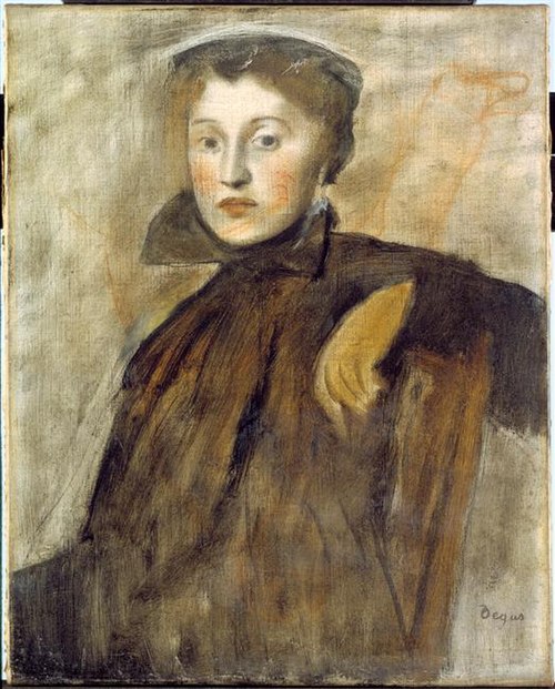 Portrait d'une femme, 1867, Edgar Degas