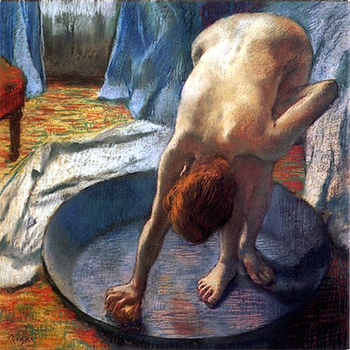 Femme à la bassine, 1886, Edgar Degas