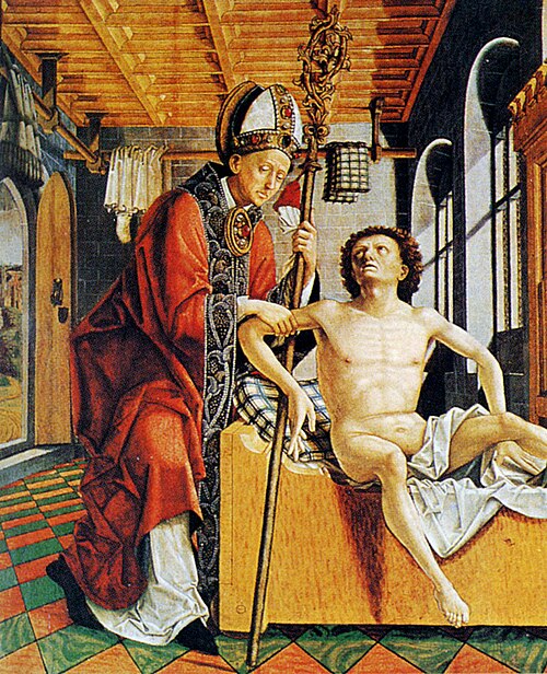 St. Augustine Freeing A Prisoner, 1482, Michael Pacher