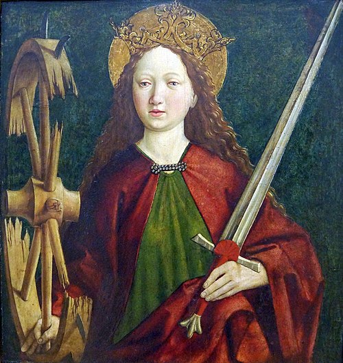 Saint Katharina, 1465, Michael Pacher