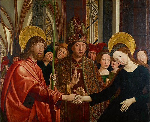 The marriage of Mary, 1474, Michael Pacher