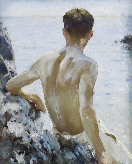 Beach Study, 1928, Henry Scott Tuke