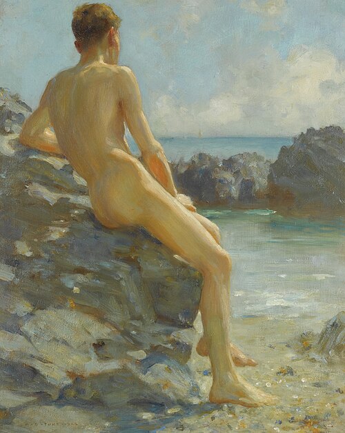 The Bather, 1924, Henry Scott Tuke