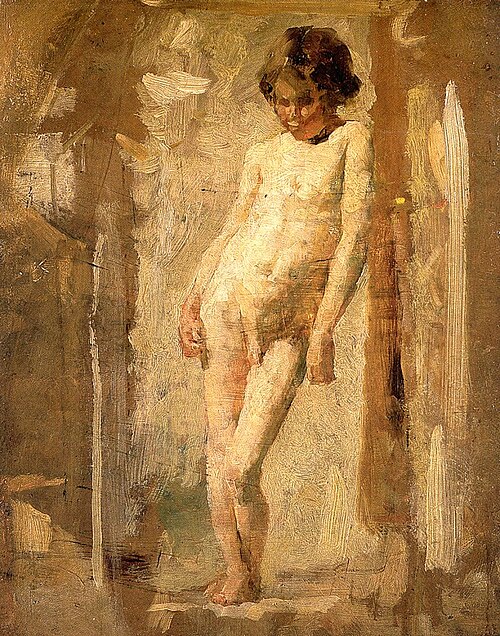 Nude Italian Boy, 1881, Henry Scott Tuke