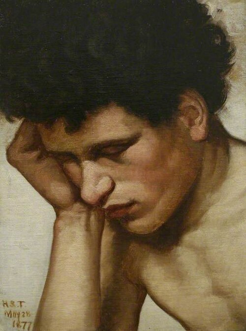 Portrait of a Youth, 1877, Henry Scott Tuke