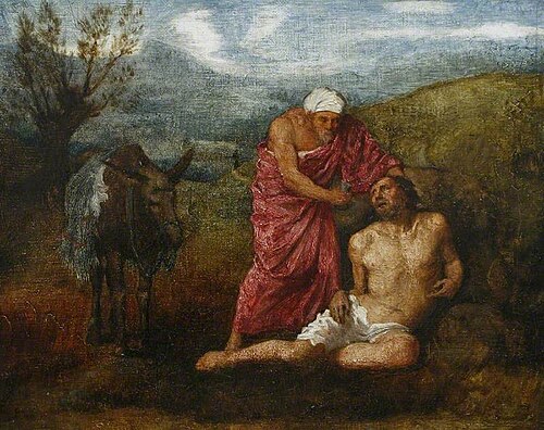 The Good Samaritan, 1879, Henry Scott Tuke