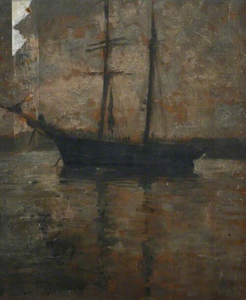 Sketch of 'Julie of Nantes' (verso), 1884, Henry Scott Tuke