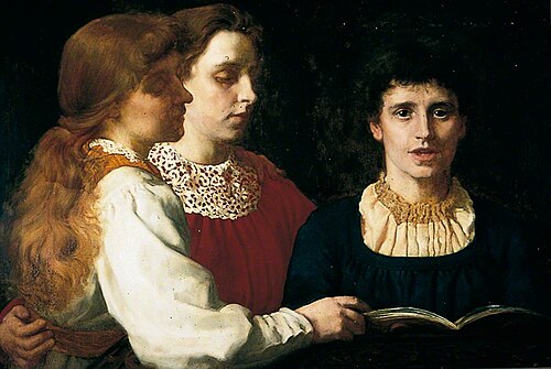 The Misses Santley, 1880, Henry Scott Tuke