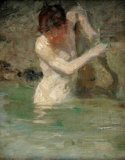 Boy Bathing (study for 'Summer Morning'), 1886, Henry Scott Tuke