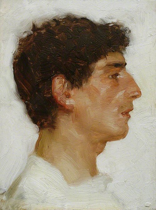 Portrait of an Italian Youth, 1881, Henry Scott Tuke