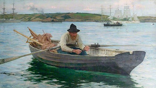 The Fisherman, 1888, Henry Scott Tuke