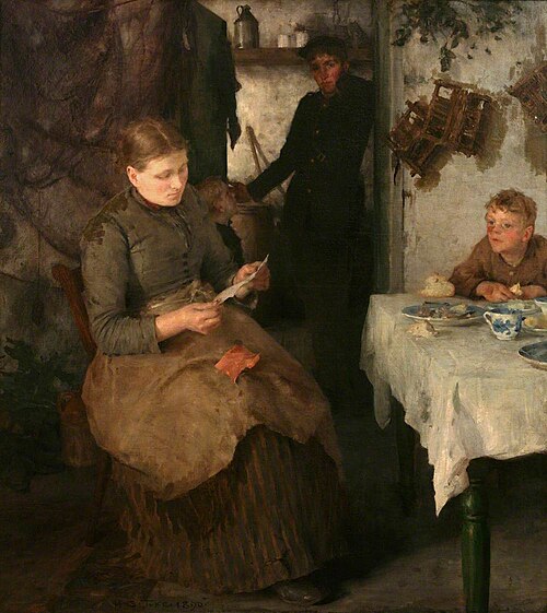 The Message, 1890, Henry Scott Tuke