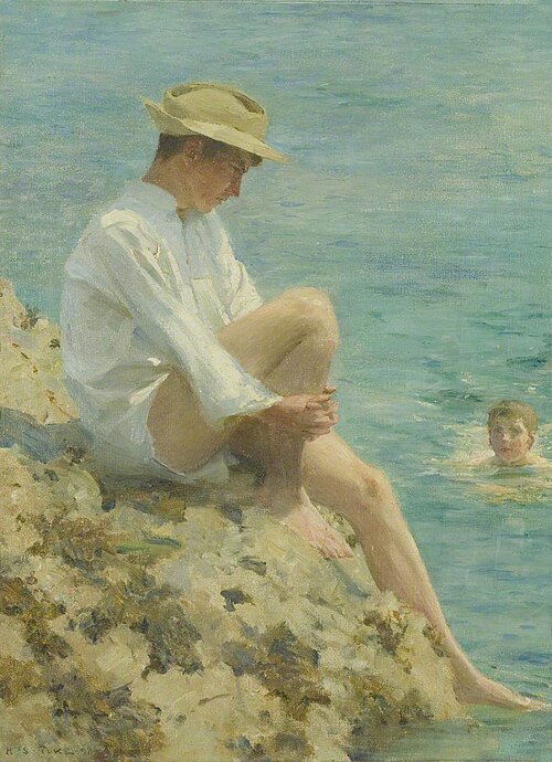 Boys Bathing, 1898, Henry Scott Tuke