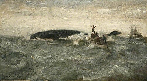 Whale Blowing, 1910, Henry Scott Tuke