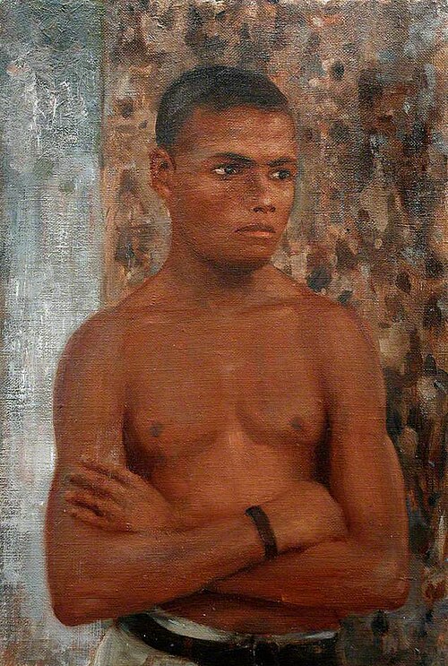 Half-Length of Ralph, 1923, Henry Scott Tuke