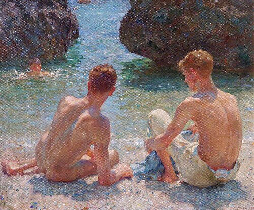 The Critics, 1927, Henry Scott Tuke