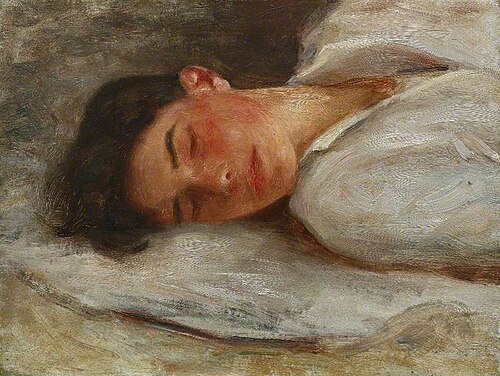 Sketch for 'Summer Dreams', 1919, Henry Scott Tuke