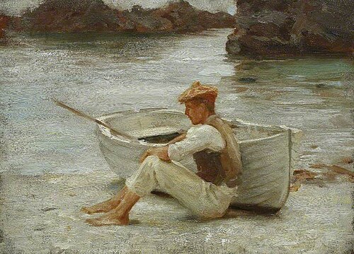 Boy and Boat, , Henry Scott Tuke