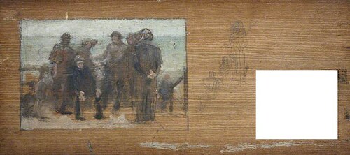 Group of Fishermen* (recto), , Henry Scott Tuke