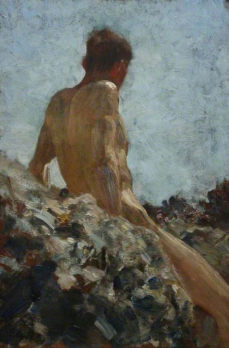 Nude Study, , Henry Scott Tuke