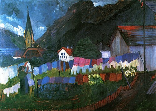 Im Dorf, 1912, Marianne von Werefkin