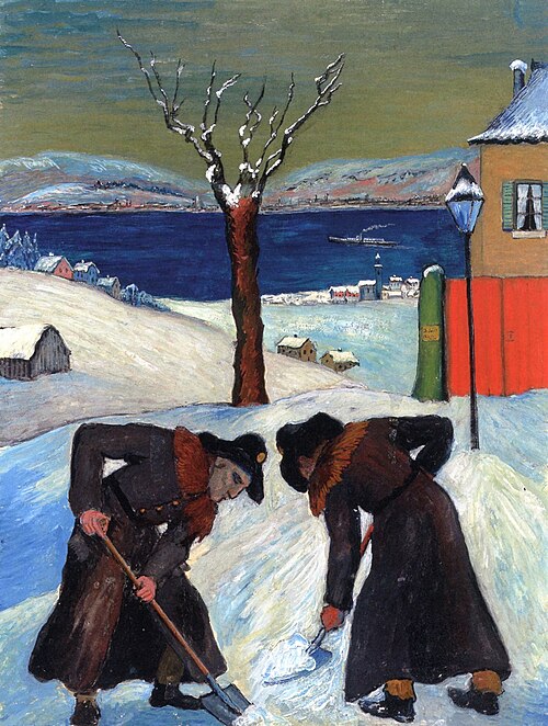 Schnee über Nacht, , Marianne von Werefkin