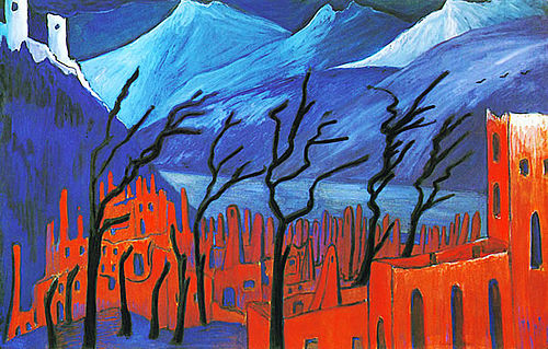 Rote Stadt, 1909, Marianne von Werefkin