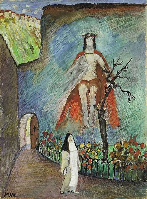 Klostergarten, 1926, Marianne von Werefkin