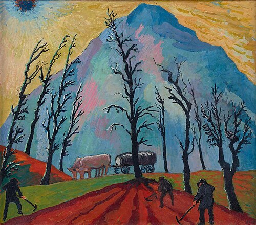 Der Berg, 1919, Marianne von Werefkin
