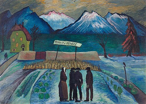 Terrain à vendre, 1916, Marianne von Werefkin
