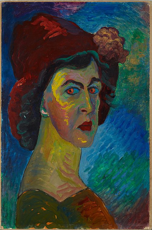 Autoportrait, 1910, Marianne von Werefkin
