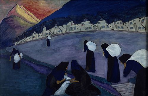 Women in Black, 1910, Marianne von Werefkin