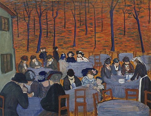 Biergarten, 1950, Marianne von Werefkin
