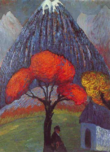 The red tree, 1910, Marianne von Werefkin