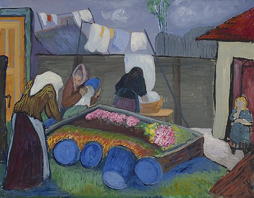 Wäscherinnen, 1909, Marianne von Werefkin