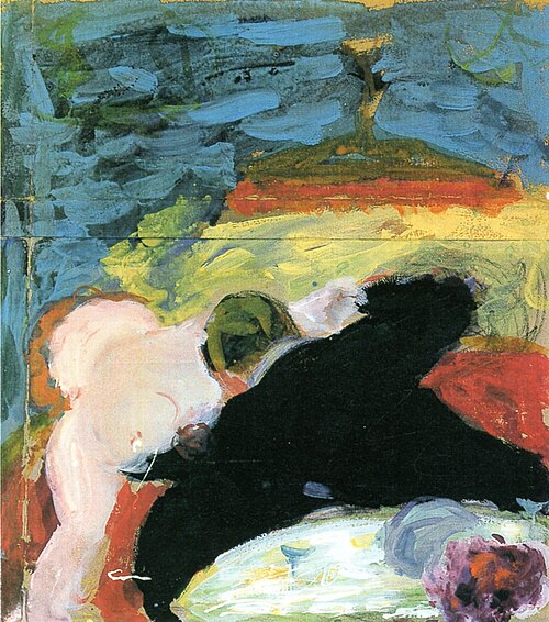 Jawlensky in a Private Booth, 1909, Marianne von Werefkin