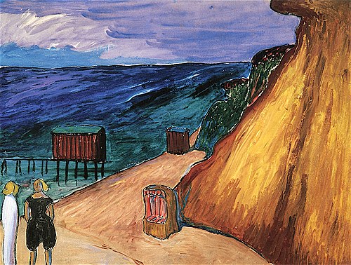Cliff at Ahrenshoop, 1911, Marianne von Werefkin