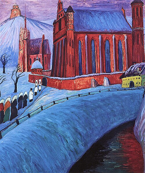 Church of Saint Anne, Vilnius, 1939, Marianne von Werefkin