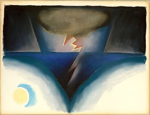 A Storm, 1922, Georgia O'Keeffe