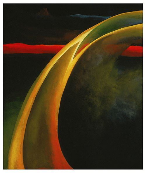 Red and Orange Streak, 1919, Georgia O'Keeffe