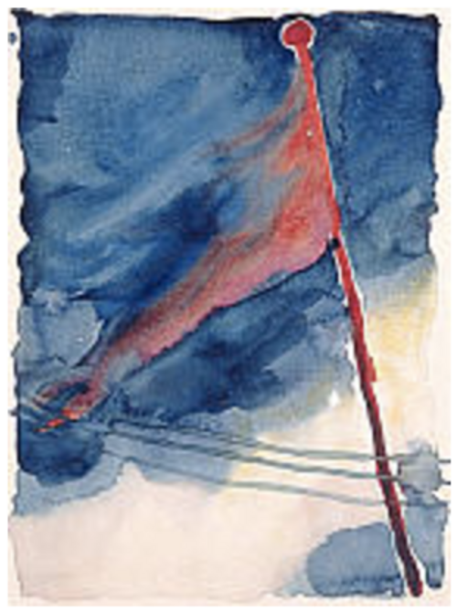The Flag, 1918, Georgia O'Keeffe