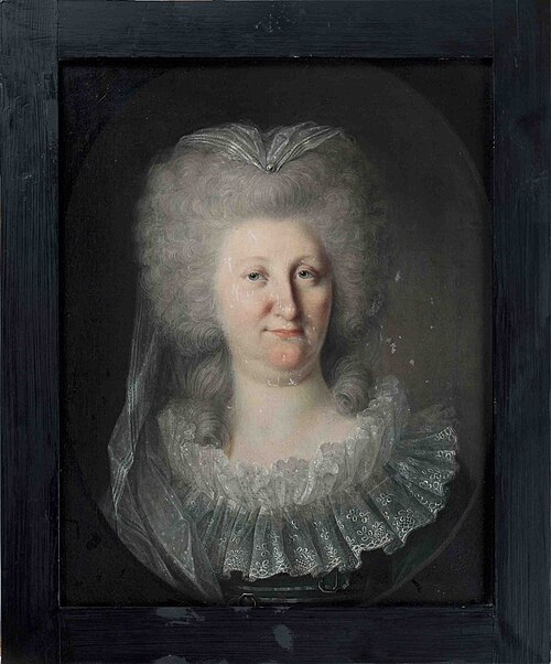 Portret van Sophia Elisabeth thoe Schwartzenberg, 1789, Jean Humbert de Superville