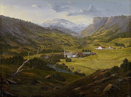 Prestegården i Strandebarm, 1849, Tycho Christoffer Jæger