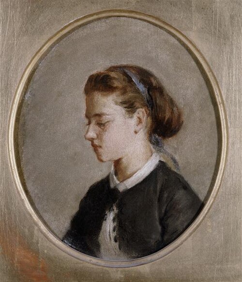 Portrait de femme, , Eva Gonzalès