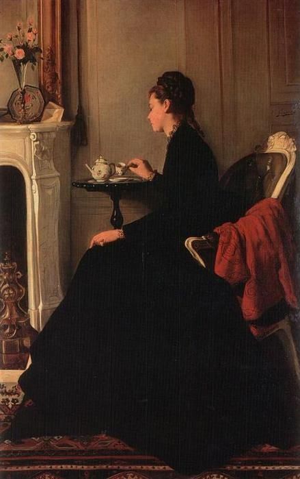 Le thé, 1865, Eva Gonzalès