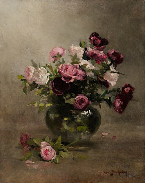 Vase of Roses, , Eva Gonzalès
